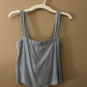 🌊💙Hollister Striped Babydoll Tank (XS)💙🌊